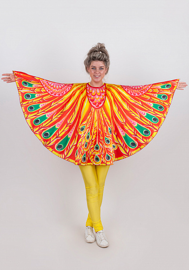 Жар-Птица пончо для взрослых