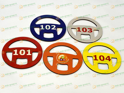 Игрушечные рули СЛУЖБЫ СПАСЕНИЯ 4+1 шт