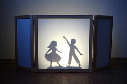 Ширма для теневого театра, фанера+ДВП+оргстекло