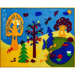 Малая развивающая среда "Фиолетовый лес" (1х1,25 м, ковролин), Игры Воскобовича