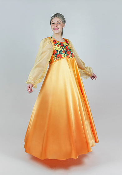 Осень Рябина платье женское