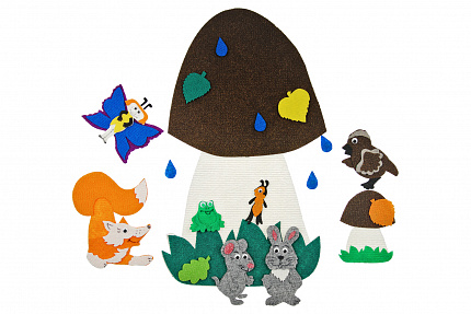 Под грибом без игрового поля (14дет)